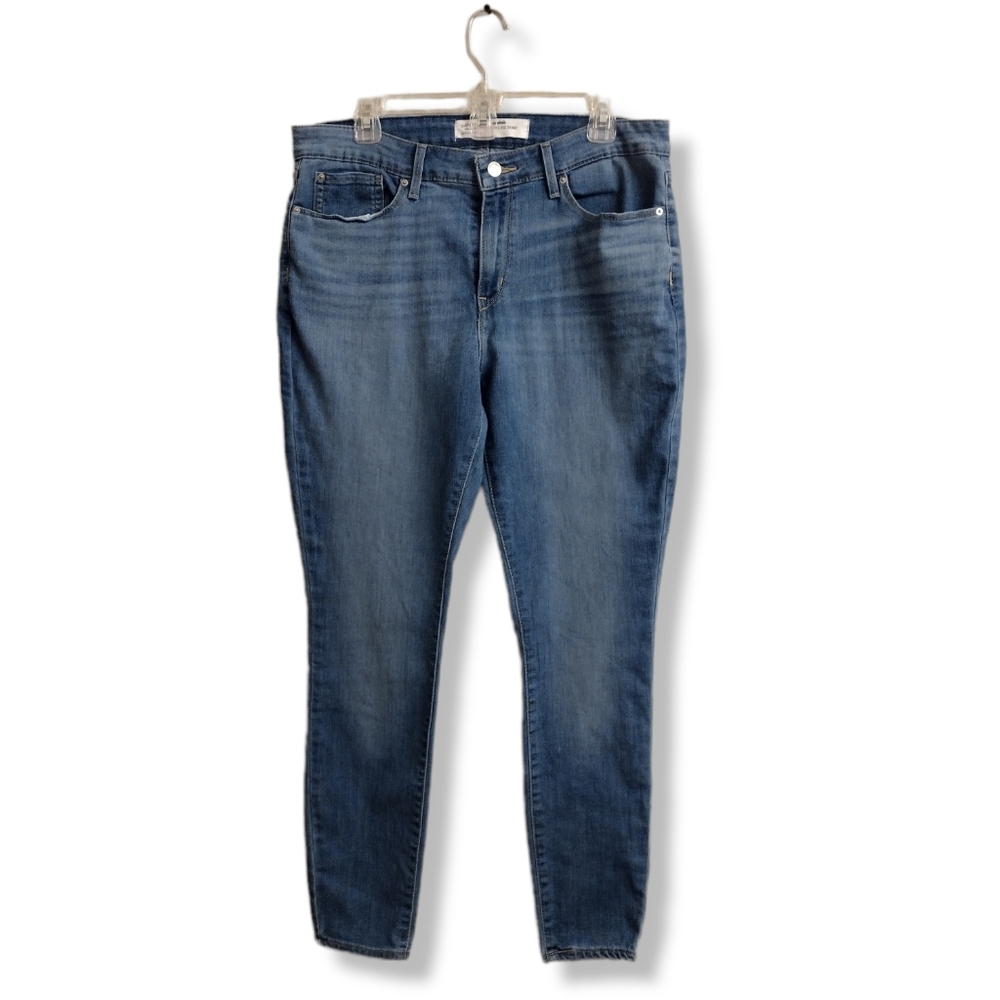 Levi’s Size 16 Mid Rise Skinny Jeans irregular
